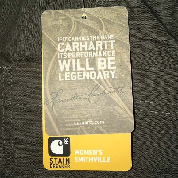 🔨 CARHARTT “Smithville” Women’s Original Fit Shorts in Tarmac, 2 — NWT - Picture 7 of 10